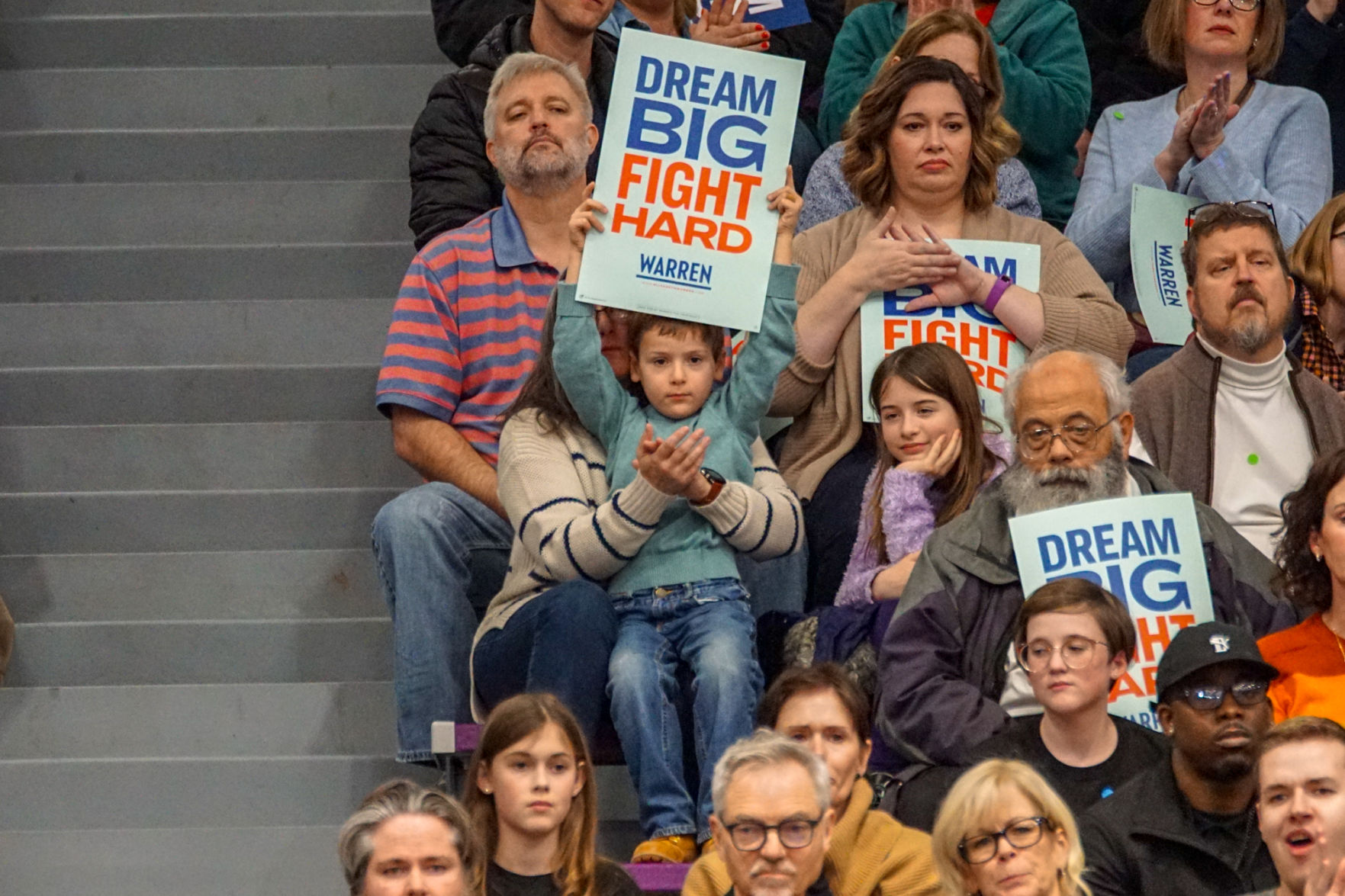 Dream Big Fight Hard sign